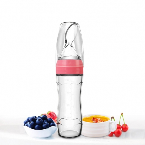 Baby Mate Kakl Biberon (Pembe)(120ml)