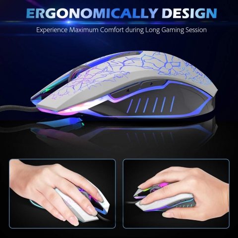 VersionTECH. RGB Ergonomik Gaming Mouse