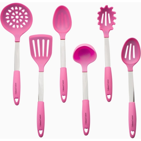 Culinary Couture Ak Pembe Mutfak Kak Seti (6 Para)