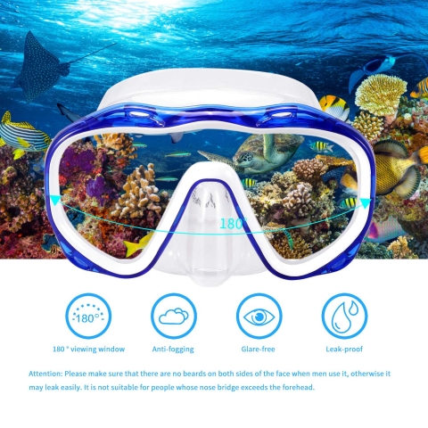 KUYOU Snorkel Set Adults,Dry nolkel