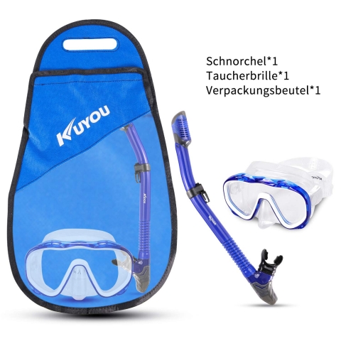KUYOU Snorkel Set Adults,Dry nolkel