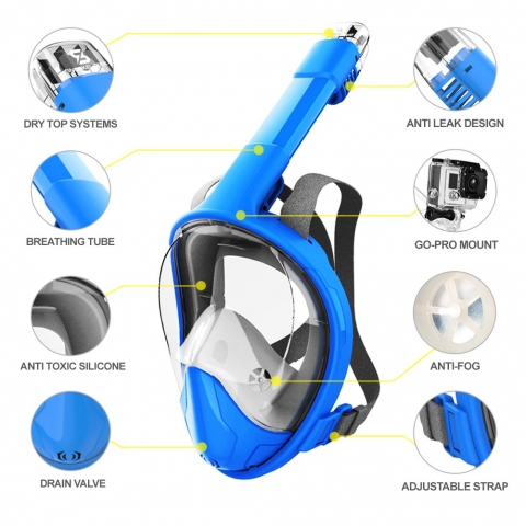 Snorkel Rock norkel Maske