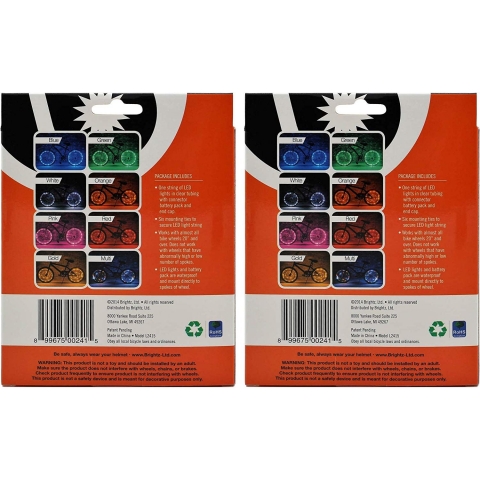 Brightz Bisiklet Tekerlei LED Aksesuar I (2 Paket)