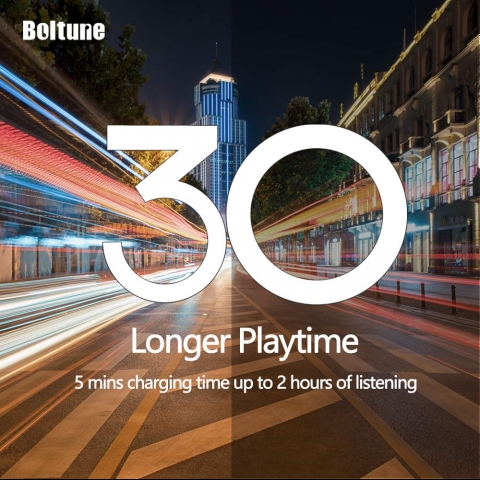 Boltune  Aktif Grlt Engelleme Bluetooth Kulaklk