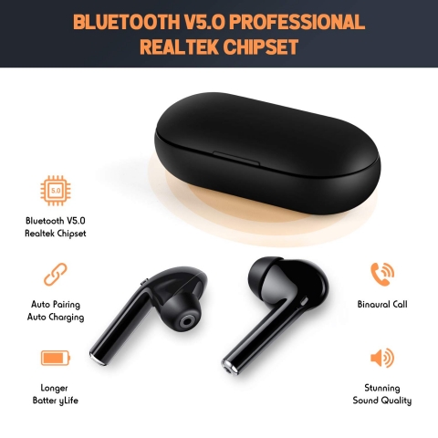 AEISTAR Bluetooth Kulak i Kulaklk