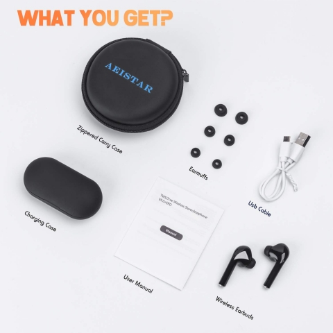 AEISTAR Bluetooth Kulak i Kulaklk