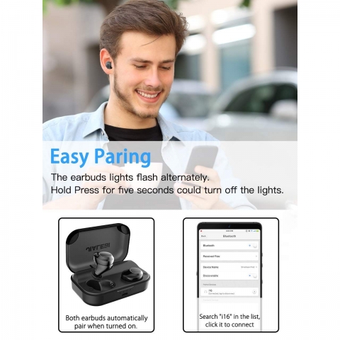 JIALEBI Bluetooth Kulak i Kulaklk