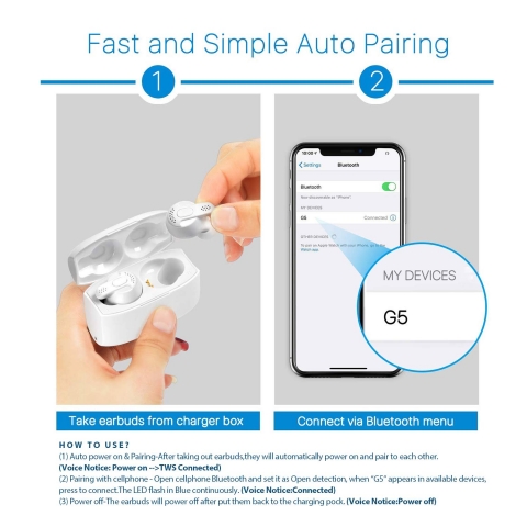 Acokki Bluetooth Kulak i Kulaklk