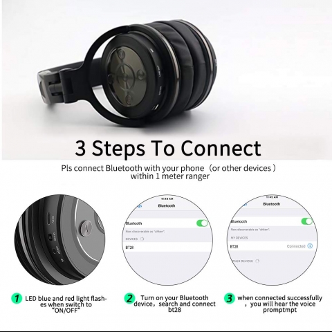Langsdom Bluetooth Kulak st Kulaklk
