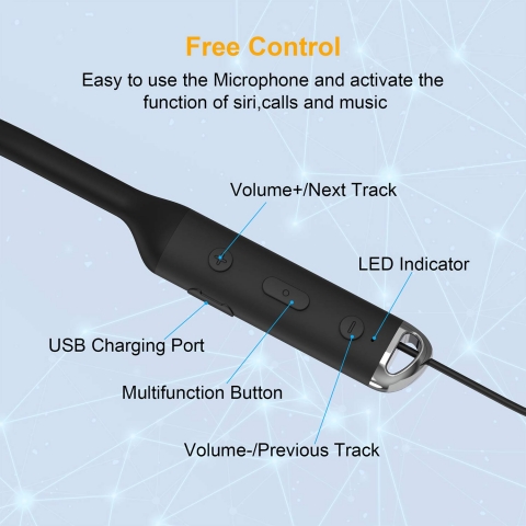 JIALEBI Bluetooth Ense Tipi Kulaklk