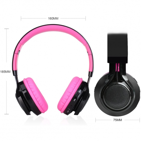 Riwbox AB005 Bluetooth Kulak st Kulaklk-Pink