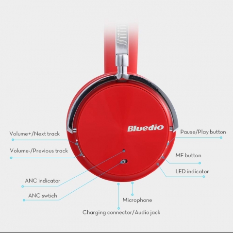 Bluedio Turbine Bluetooth Kulak st Kulaklk