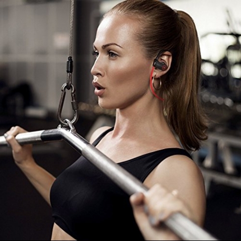 Ear-hook Earbuds IPX7 Su Geirmez Wireless Spor Kulaklk
