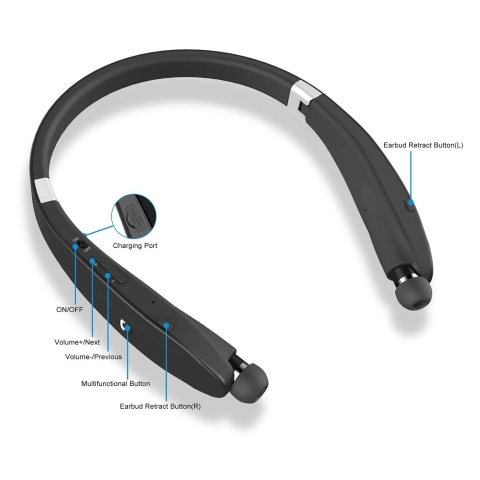 Moclever Wireless Kablosuz Kulaklk