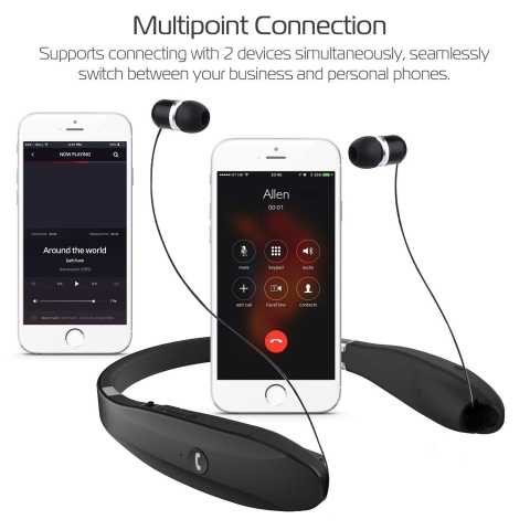Moclever Wireless Kablosuz Kulaklk