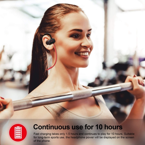 HSPRO IPX7 Bluetooth Kulak i Kulaklk