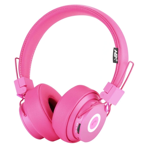 NIAtech Bluetooth Kulak st Kulaklk (Pembe)