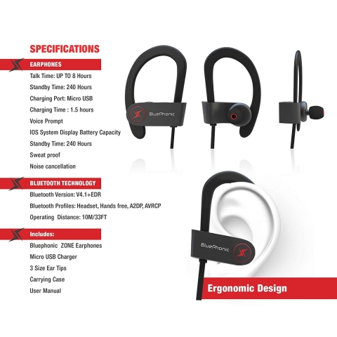 Bluephonic Bluetooth Kancal Kulaklk