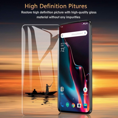 AVIDET Oneplus 7 Temperli Cam Ekran Koruyucu (2 Adet)