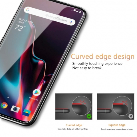 AVIDET Oneplus 7 Temperli Cam Ekran Koruyucu (2 Adet)