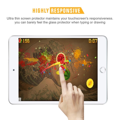 SPARIN iPad Mini 5 Temperli Cam Ekran Koruyucu (3 Adet)