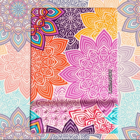 Cheliz �i�ek Desenli Mouse Pad