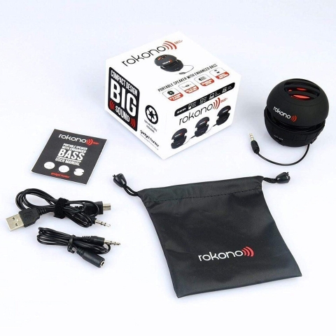 Rokono BASS+ Mini Speaker for iPhone / iPad / iPod / MP3 Player /