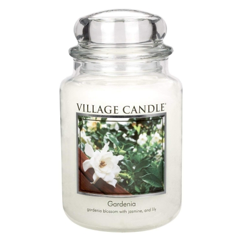 Village Candle Cam Kavanoz Kokulu Mum (Large)(Gardenia)
