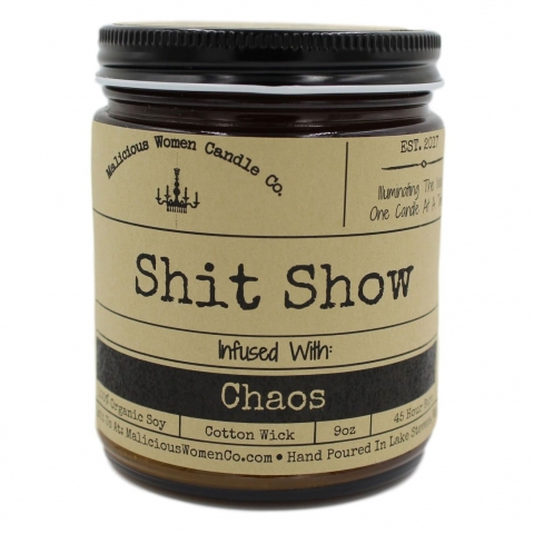 Malicious Women Candle Co Shit Show Kavanoz Mum