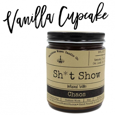 Malicious Women Candle Co Shit Show Kavanoz Mum