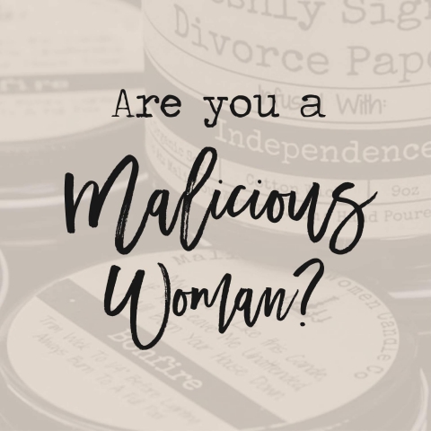 Malicious Women Candle Co Shit Show Kavanoz Mum