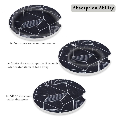 wonlex Araba i Bardak Altl (2 Adet) (Spider Web)