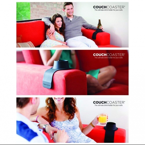 Hit Products CouchCoaster Koltuk in Bardak Tutucu (Kahve)