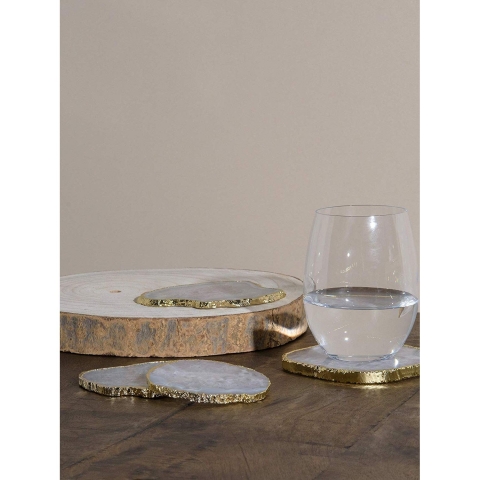Best Home Fahion Akik Bardak Altl (White) (4 Adet)