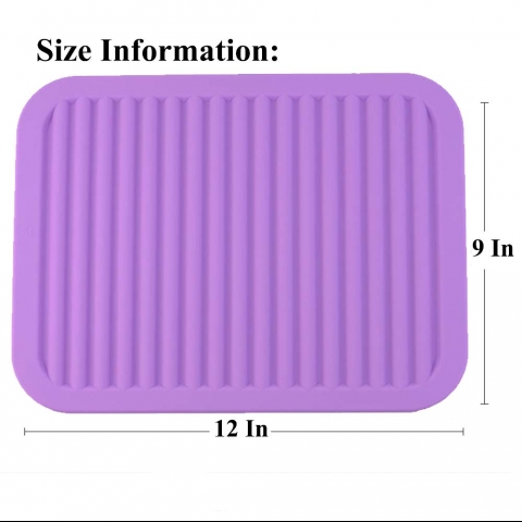ME.FAN Silikon Nihale 9" x 12" (2 Adet) (Mor)