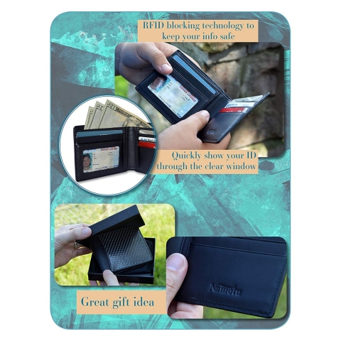 Namotu Carbon Fiber C�zdan (RFID Engellemeli)