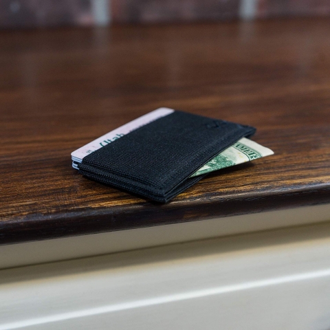 Infinity Wallet Erkek Minimal Czdan (Siyah)