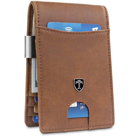 TRAVANDO Erkek nce RFID Korumal Czdan