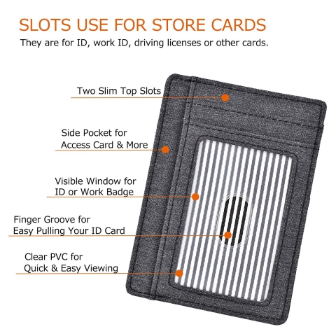 Kinzd RFID Engellemeli Erkek Minimal Kartl�k