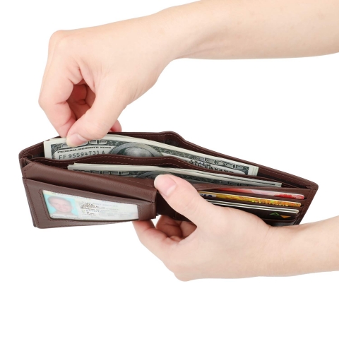 Lavemi RFID Engellemeli C�zdan (Kahve)