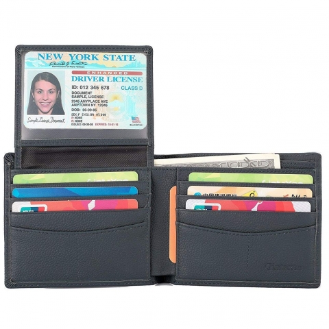 GintaXen RFID Engellemeli Deri Czdan