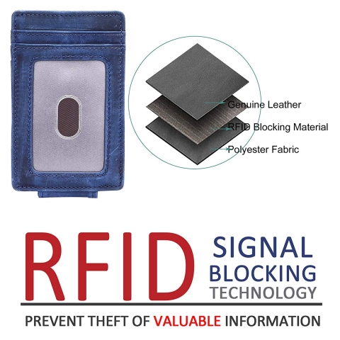 Kinzd RFID Engellemeli Erkek Minimal Kartlk