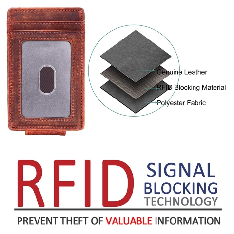 Kinzd RFID Engellemeli Erkek Minimal Kartlk