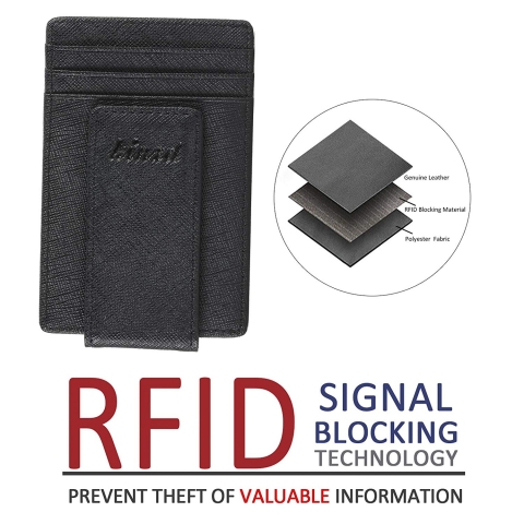 Kinzd RFID Engellemeli Erkek Minimal Kartlk