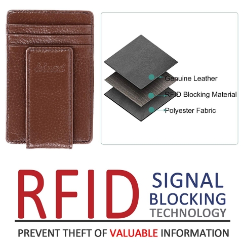 Kinzd RFID Engellemeli Erkek Minimal Kartlk