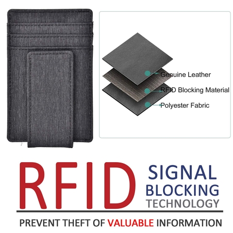 Kinzd RFID Engellemeli Erkek Minimal Kartlk