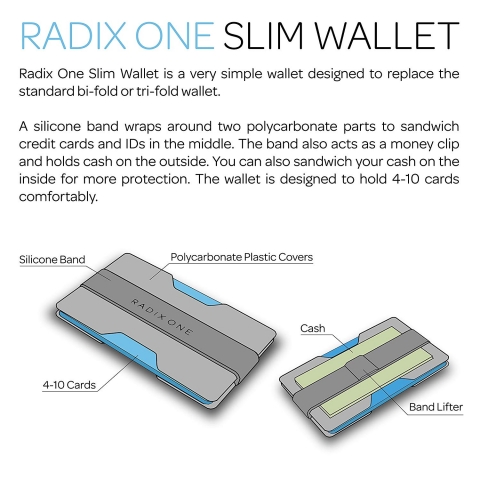 Radix Minimalist Polikarbon Czdan (Siyah)