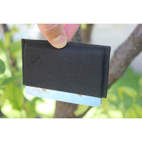 Infinity Wallet Erkek Minimal C�zdan (Siyah)