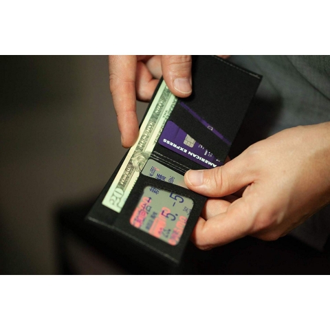 SlimFold Minimal RFID Engellemeli Czdan