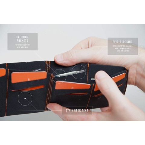 SlimFold Minimal RFID Engellemeli Czdan